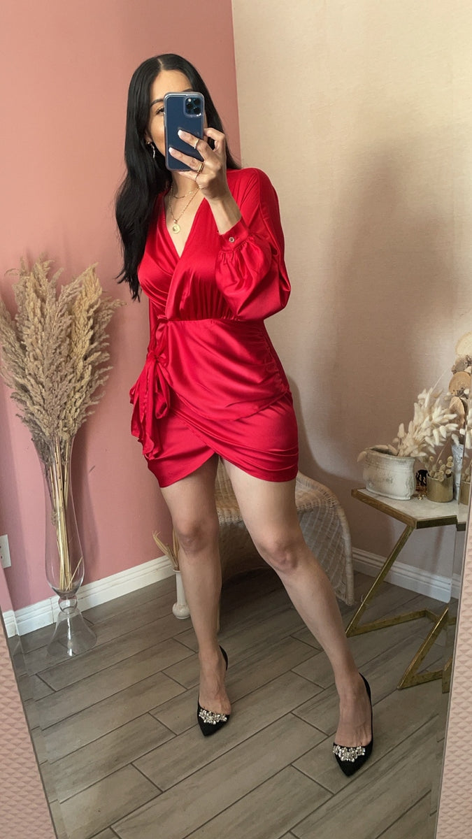 gabriella red dress GABRIELLA (RED) – Mrs. Blush