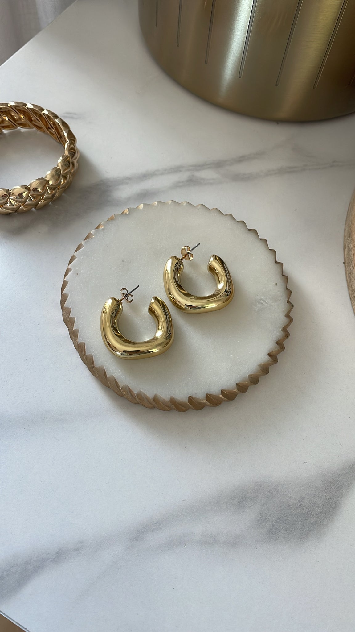 LENNON EARRINGS- GOLD