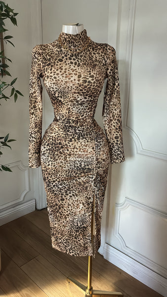 FELINE FINE MIDI DRESS