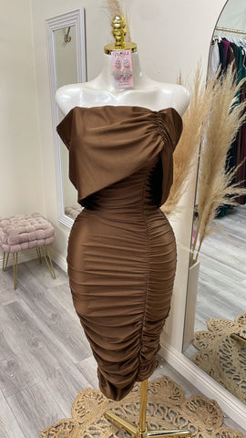 SIENNA MIDI- BROWN