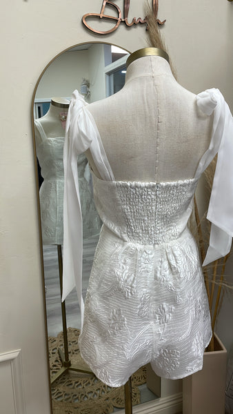 THE VIENNA BOW ROMPER