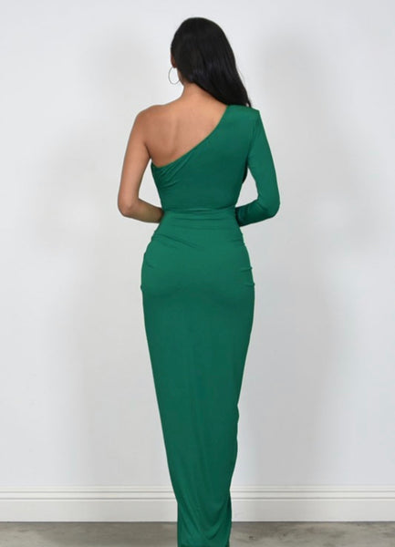 LISAH COUTURE DRESS- GREEN