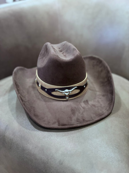 RODEO NIGHTS WESTERN HAT- CHOCOLATE