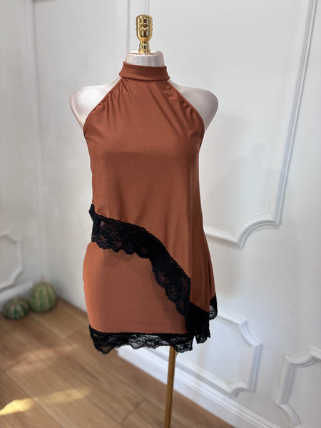 VALENCIA LACE SET- CINNAMON