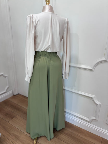 WIDE LEG DRESS PANTS