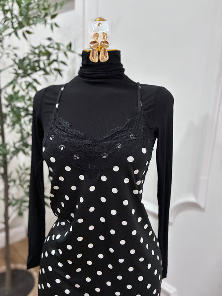POLKA DOT AFFAIR MIDI DRESS