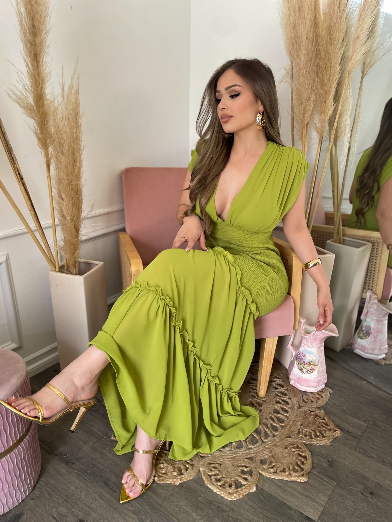 LOLA MAXI DRESS Mrs. Blush LOLA MAXI DRESS Mrs. Blush
