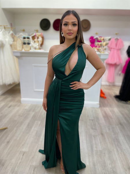 ALESSANDRA COUTURE DRESS- EMERALD