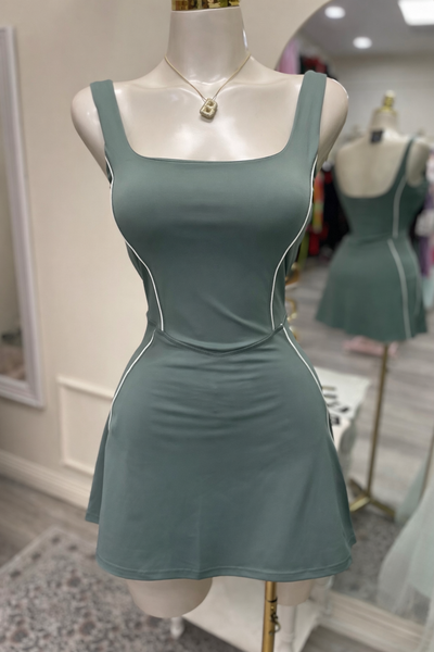 THE MILA ACTIVE DRESS- SAGE