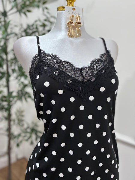 POLKA DOT AFFAIR MIDI DRESS