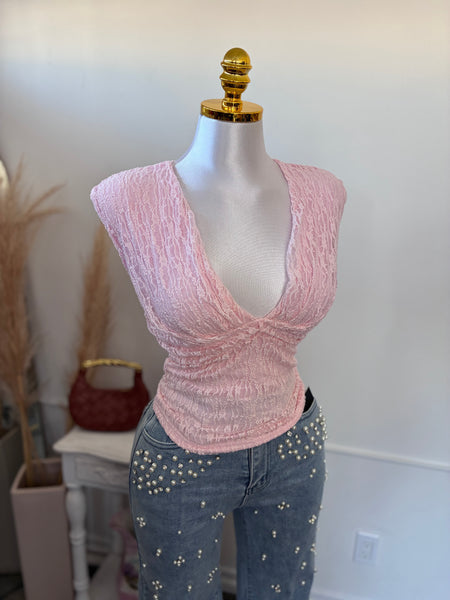 SWEET ESCAPE LACE TOP