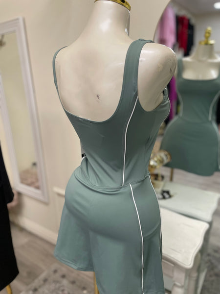 THE MILA ACTIVE DRESS- SAGE