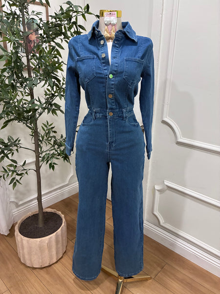 CAMILLE DENIM JUMPSUIT