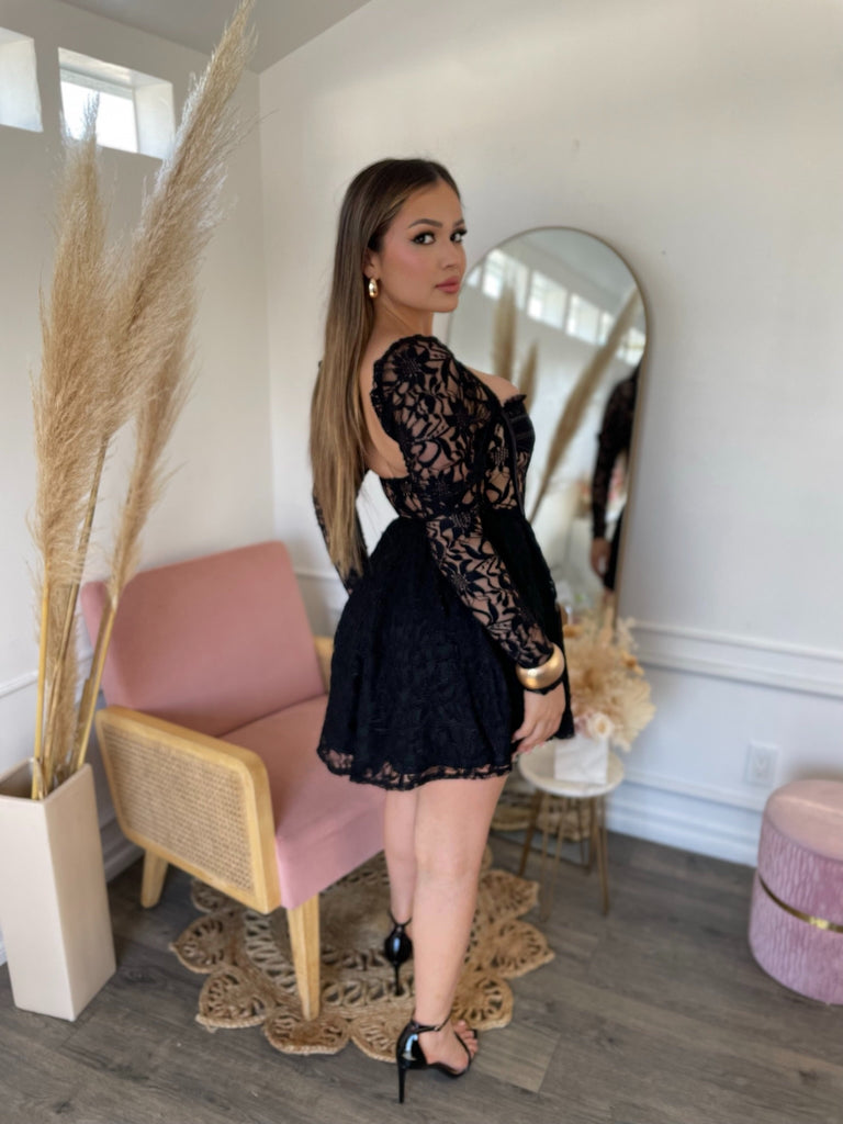 stassie mini dress black Thats So Fetch | Yaz Pleated Mini Dress | Black