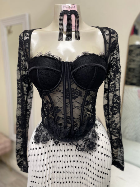 WILLOW LACE CORSET TOP
