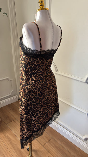 LEOPARD AFFAIR MIDI DRESS