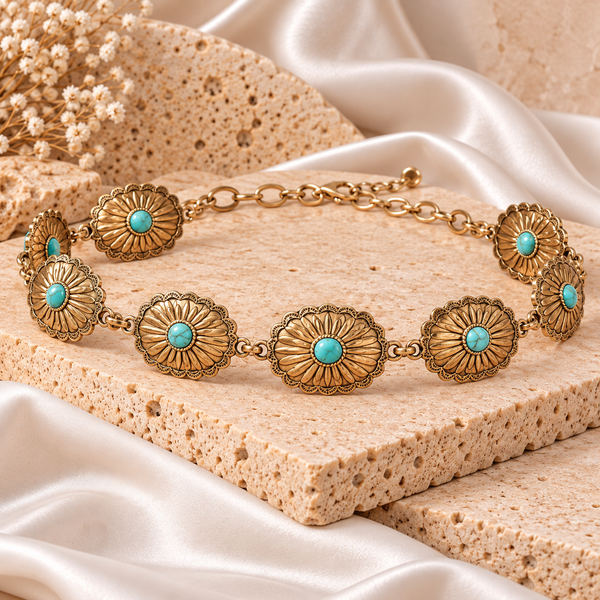 TURQUOISE CANYON CONCHO BELT