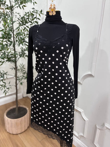 POLKA DOT AFFAIR MIDI DRESS