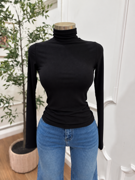 EVERYDAY ESSENTIAL RIBBED TURTLENECK