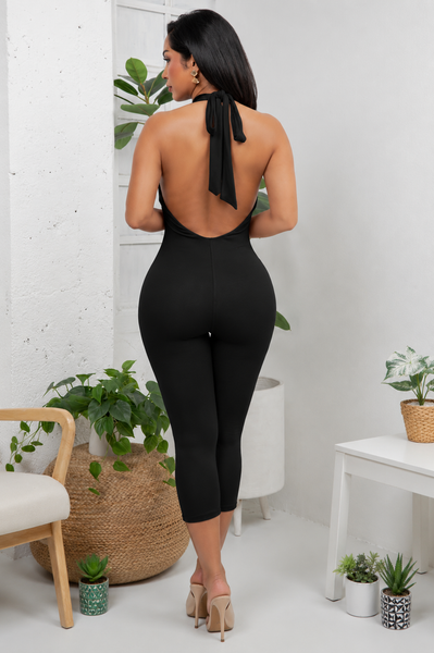 SUMMER NOIR CAPRI JUMPSUIT