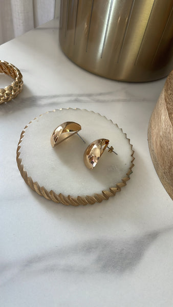 HAILEY DOME EARRINGS