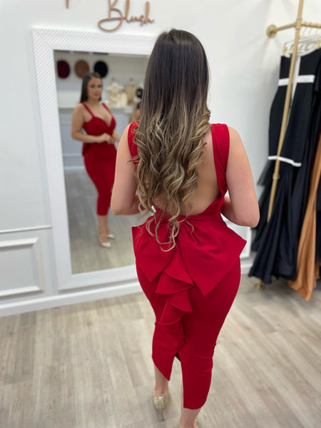 AMORE MIDI- RED