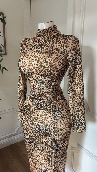 FELINE FINE MIDI DRESS