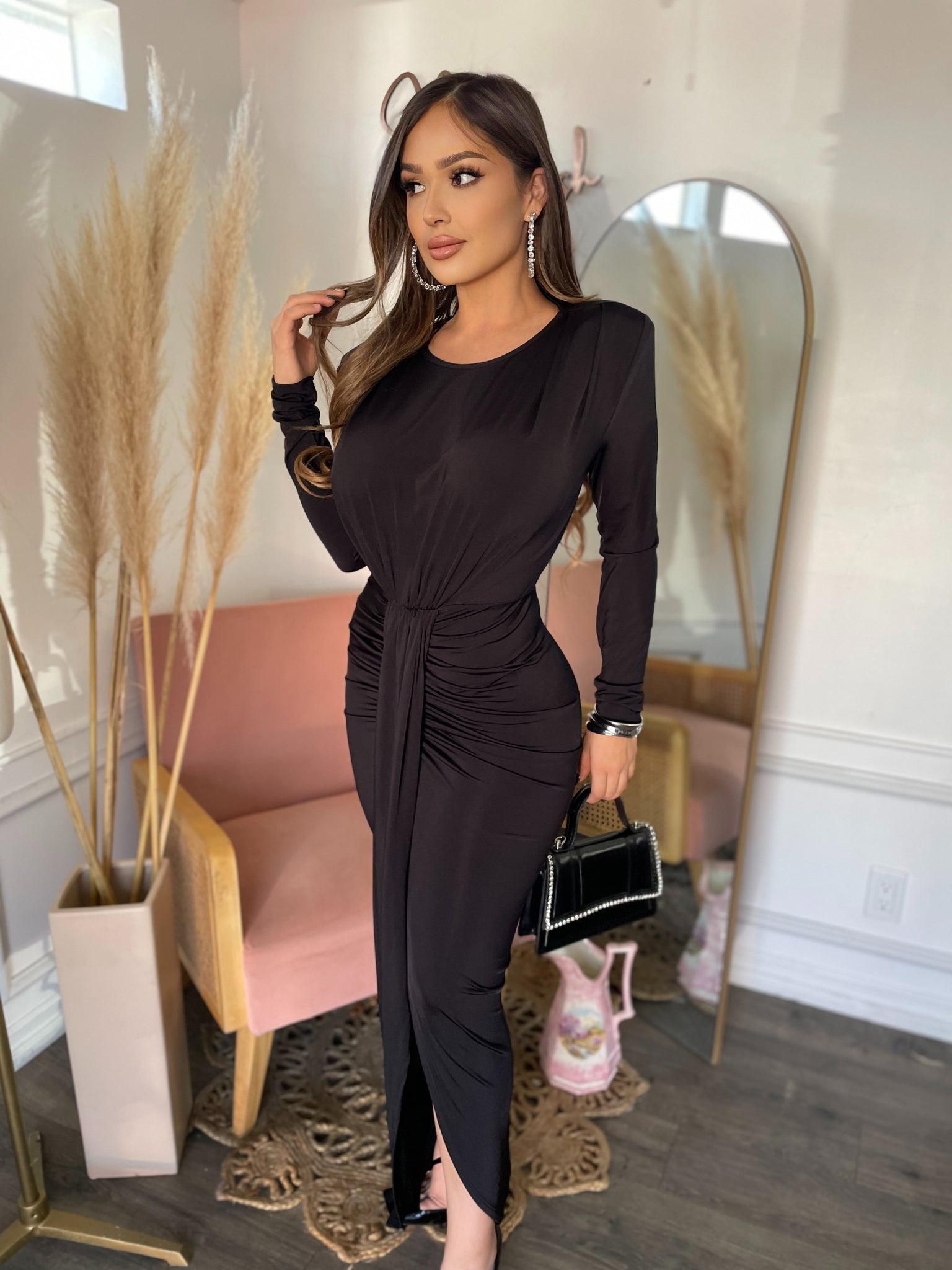 MELLY MIDI- BLACK