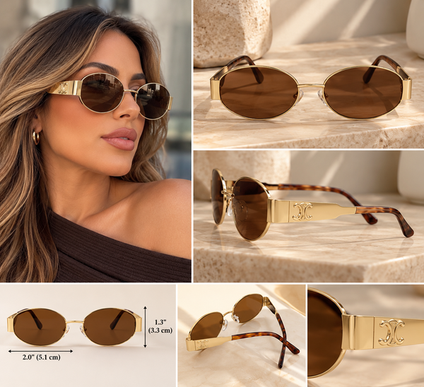 MONACO OVAL SUNGLASSES
