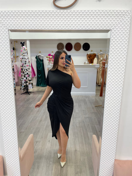 LAUREN MIDI-BLACK