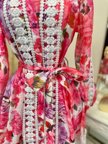 THE ALESSANDRA DRESS- PINK
