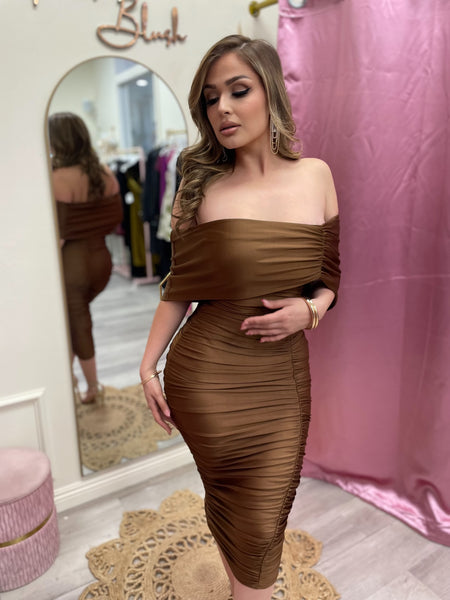 SIENNA MIDI- BROWN