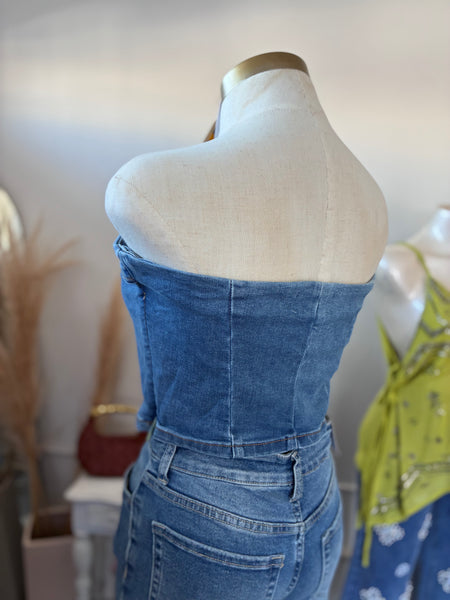 DENIM MUSE TOP
