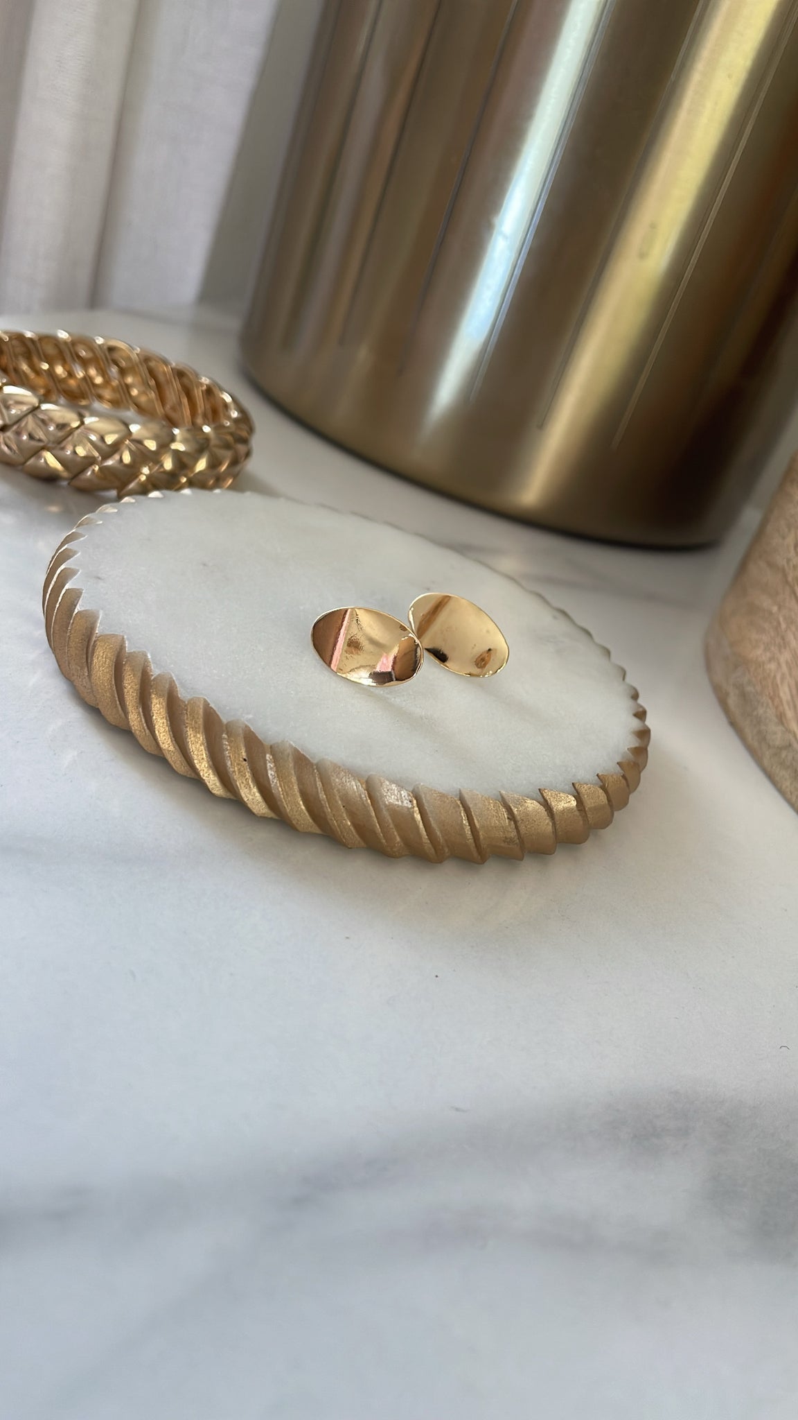 LIORA EARRINGS- GOLD DIPPED