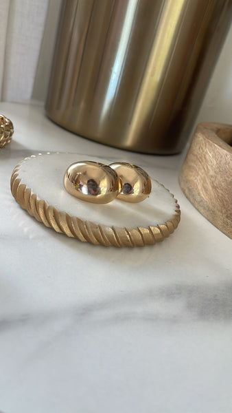 HAILEY DOME EARRINGS