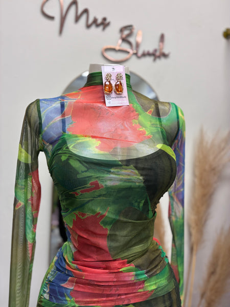 PARADISE MUSE MIDI DRESS