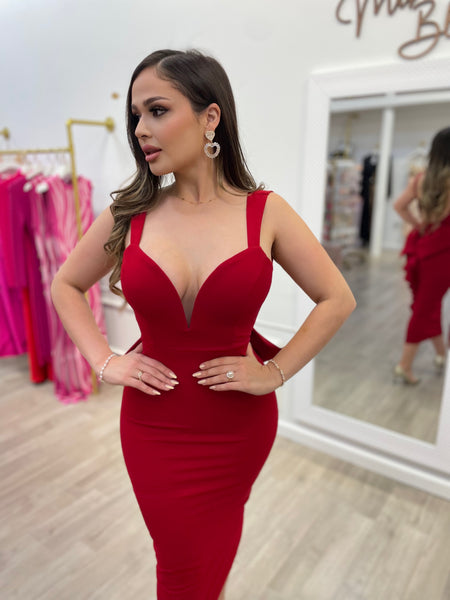AMORE MIDI- RED