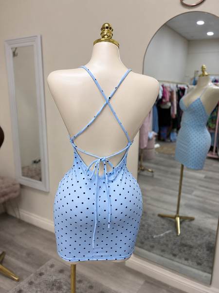 MEET ME THERE DRESS- BABY BLUE