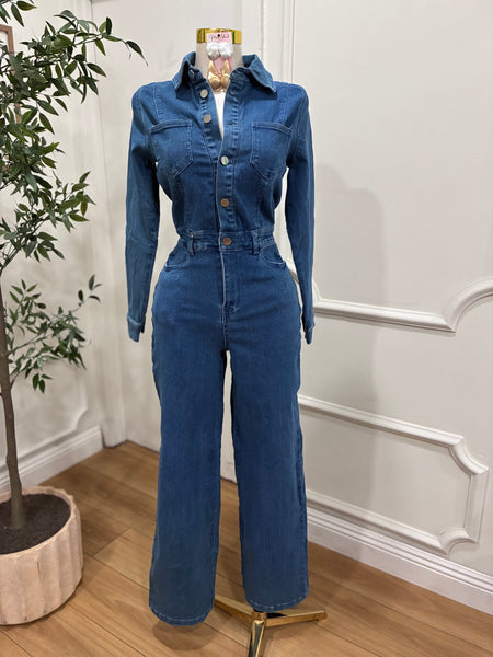 CAMILLE DENIM JUMPSUIT