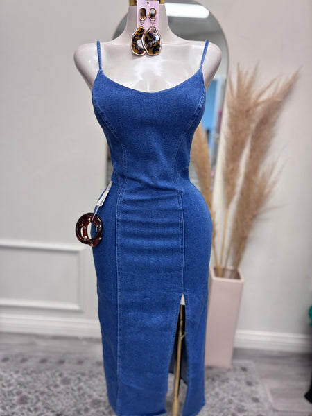 DAKOTA NIGHTS DENIM MIDI