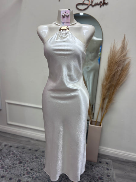 CAROLINE SATIN DRESS