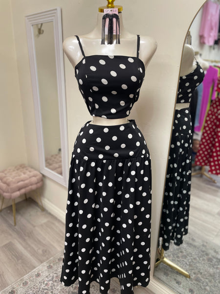 ELSIE POLKA DOT SET