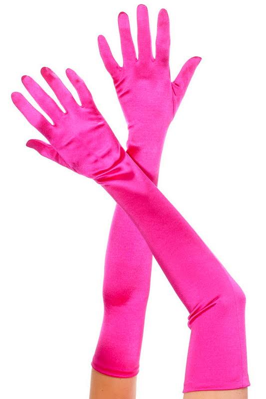 SOPHISTICATED PINK GLOVES