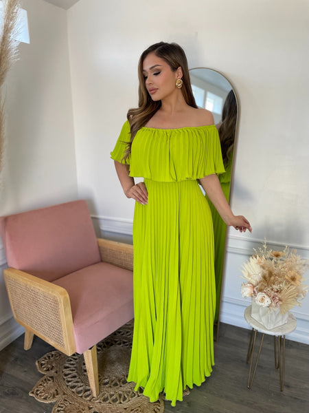 JASMINE RESORT DRESS- KIWI