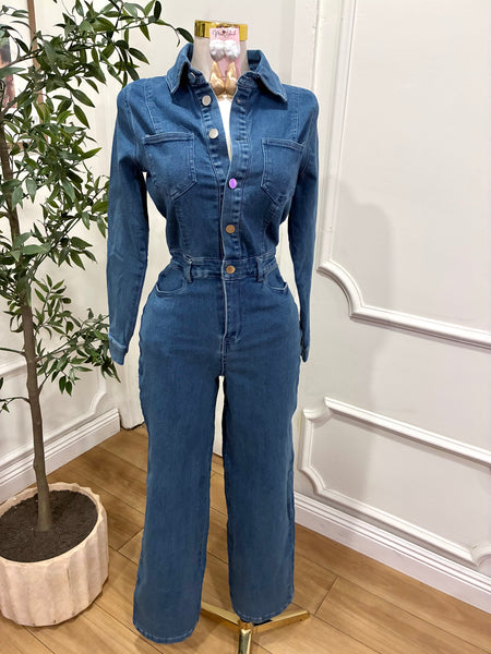 CAMILLE DENIM JUMPSUIT