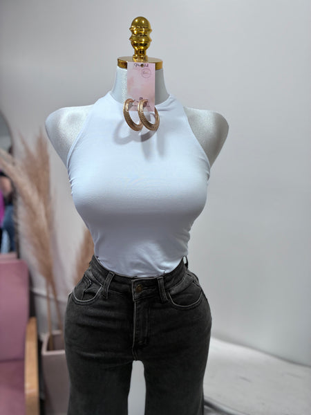 BUTTER SOFT RACERBACK- WHITE