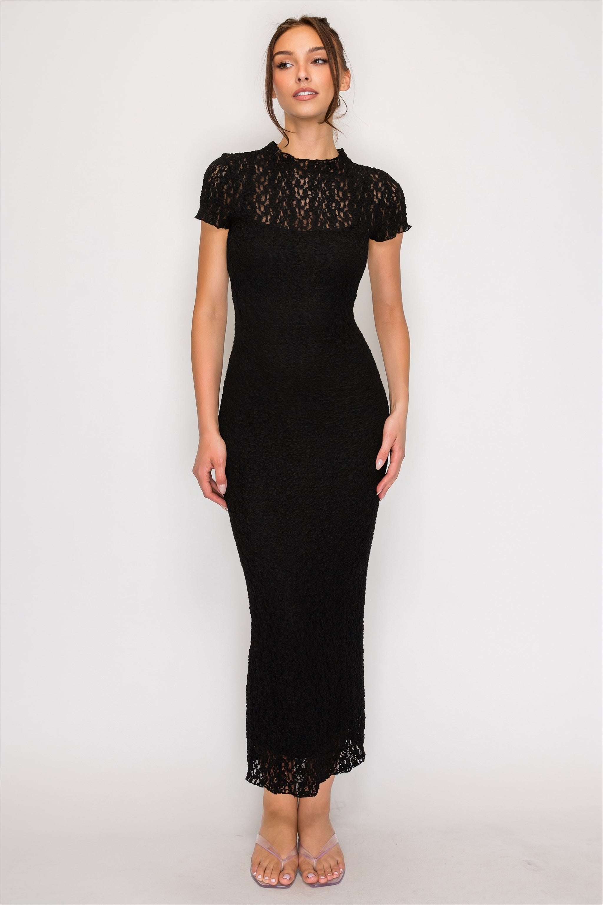MILA LACE DRESS  Mrs. Blush