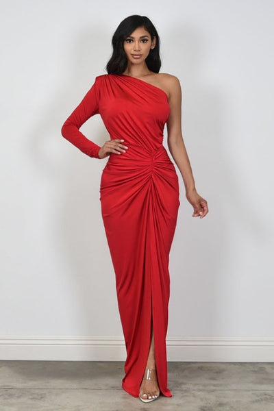 LISAH COUTURE DRESS- RED
