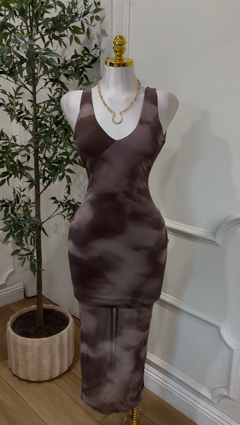 MOCHA MARBLE MESH MIDI
