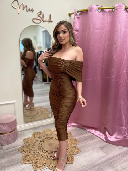 SIENNA MIDI- BROWN